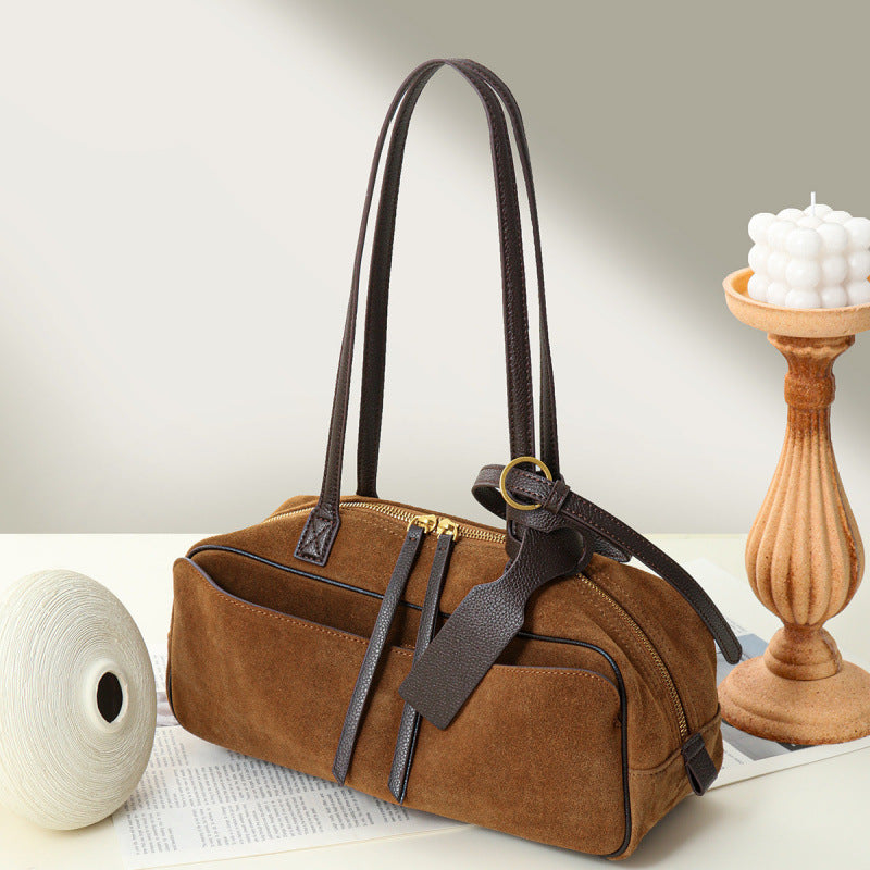 Women's Niche Bowling Genuine High Sense Boston Women's Leather Bag