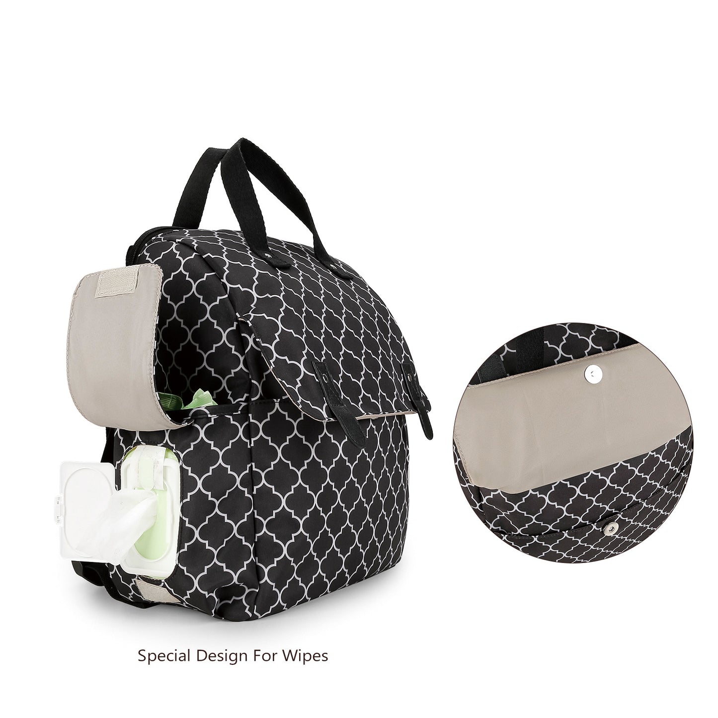 Striped Shoulders One Mommy Contains Urine Pad Independent Feeder Bottle Bags