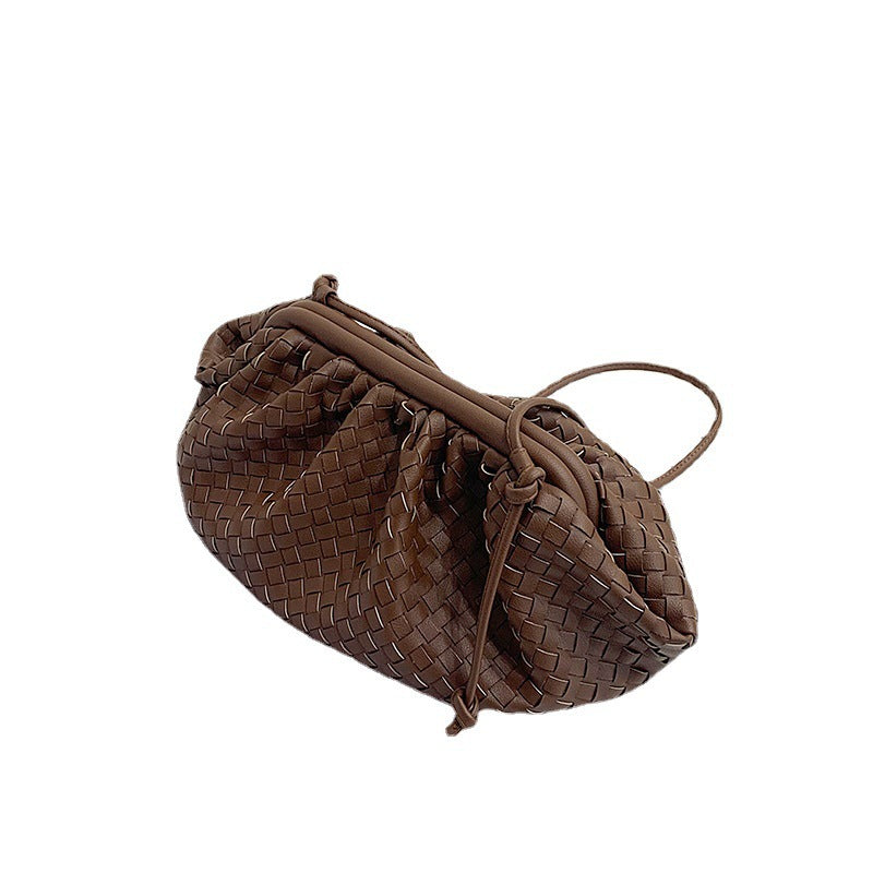 Women's Hand-woven Cloud Spring Fashion Trendy Clip Shoulder Bags