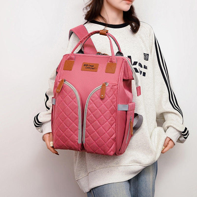 Maternal High-grade Fashion Large Capacity Portable Feeding Mummy Bag
