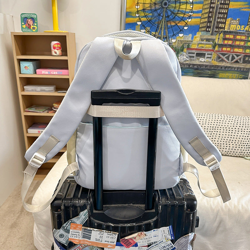 Primary Grade To Lightweight Korean High College Student Schoolbag