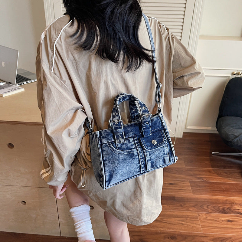 Women's Design Denim Simple Korean Style Summer Bags
