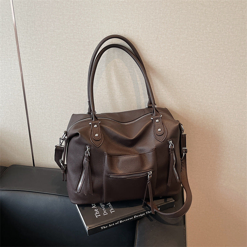 Women's Large Capacity Retro Commuter Fashion Portable Bags