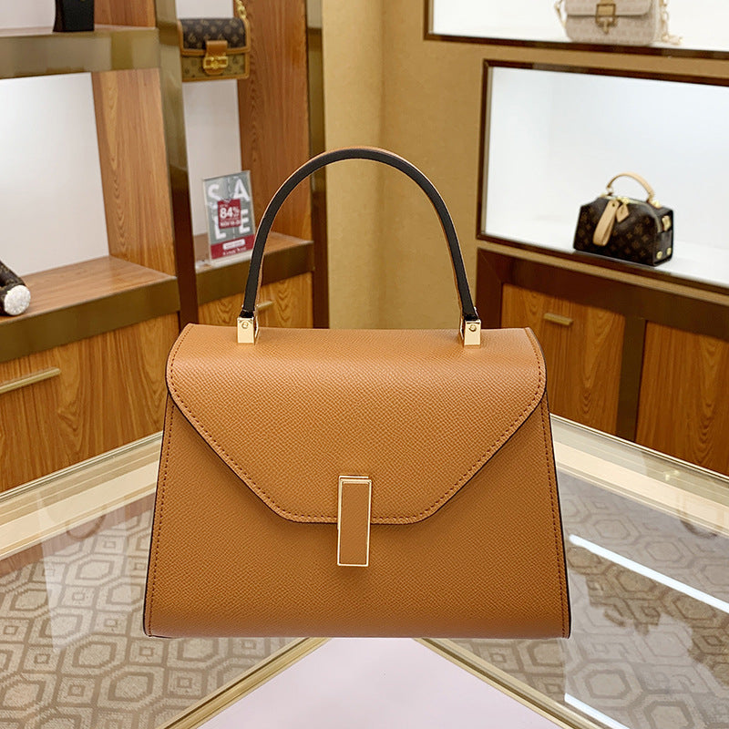 Women's Genuine Leather Kelly Large Capacity Elegant Fashion Women's Shoulder Bag
