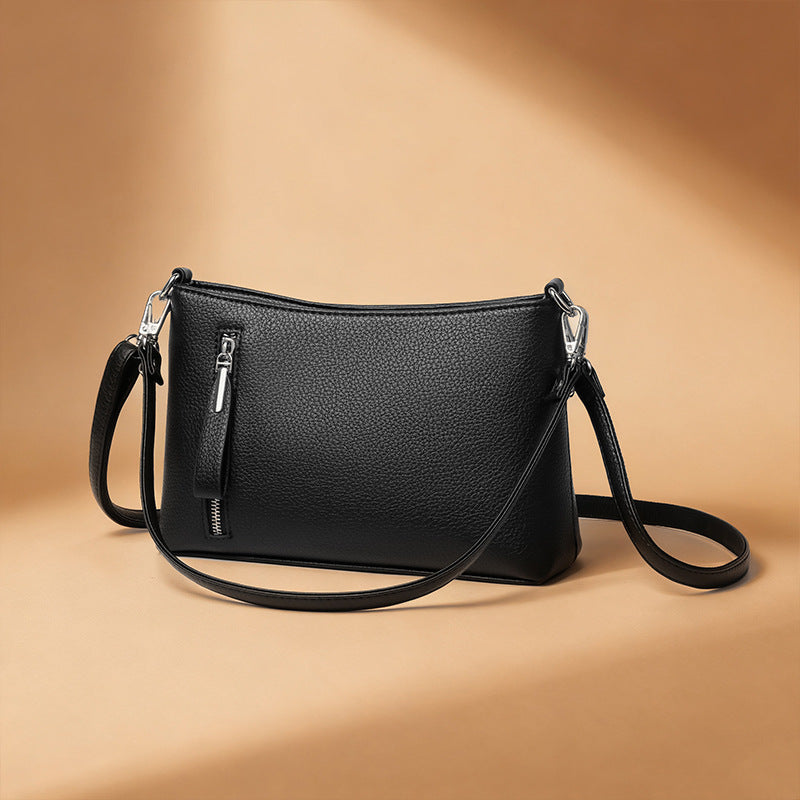 Women's Large Capacity Mom Soft Leather Portable Women's Messenger Bag