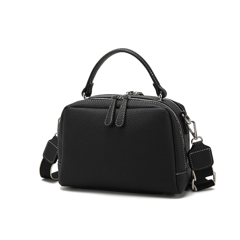 Women's Fashion Authentic Leather Tactile Feel Boston Women's Messenger Bag