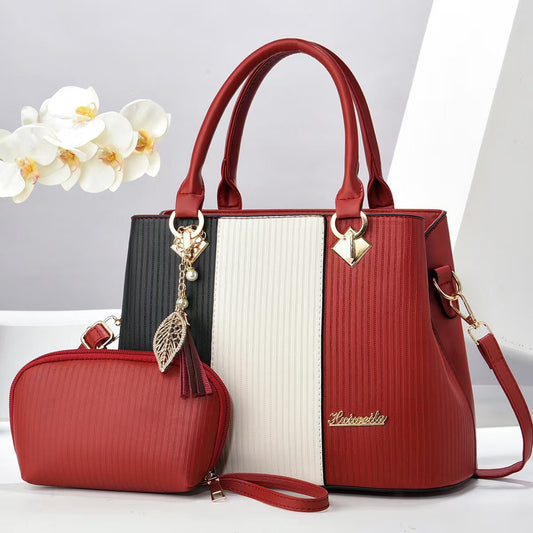 Graceful Women's Two-piece Large Capacity Commuter Bags