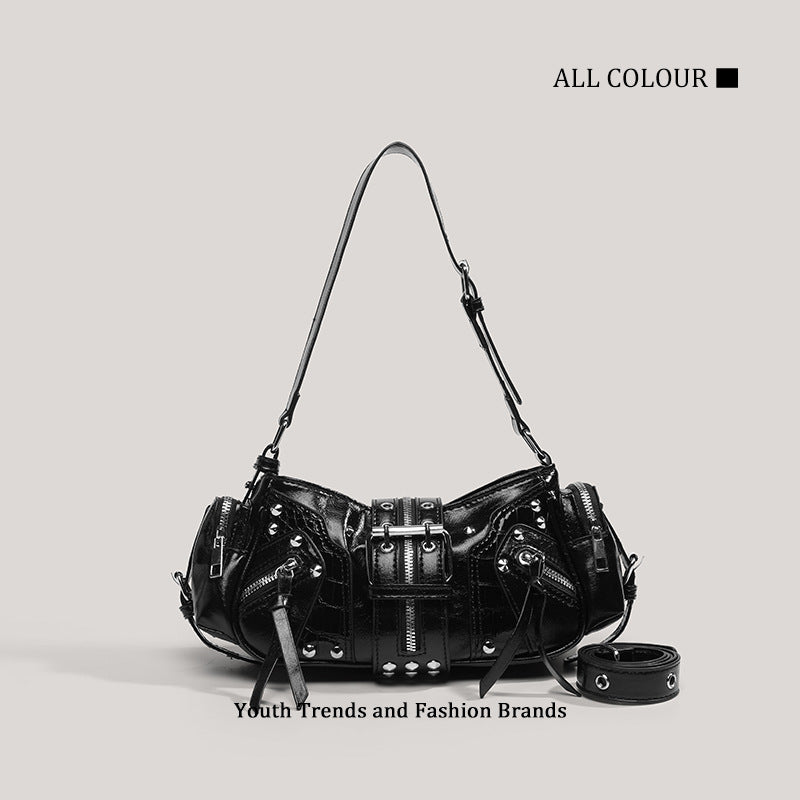 Retro Fashion Design Hot Commuter Motorcycle Women's Shoulder Bag