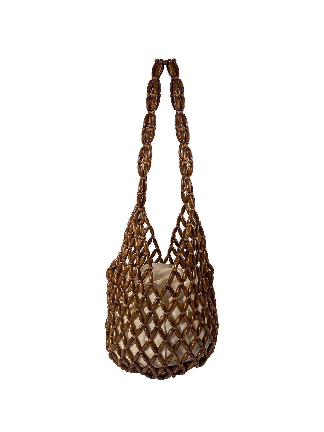Summer Fashion Design Style Handmade Beaded Weaving Hollow Women's Shoulder Bag