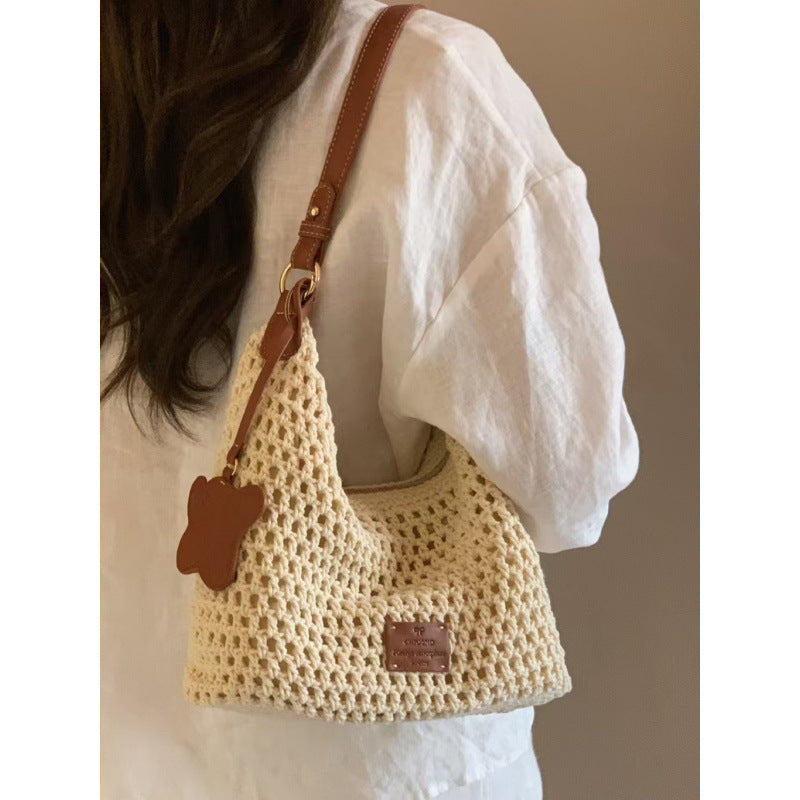 Women's Leisure Moment Summer Lazy Wind Beach Tote Bags