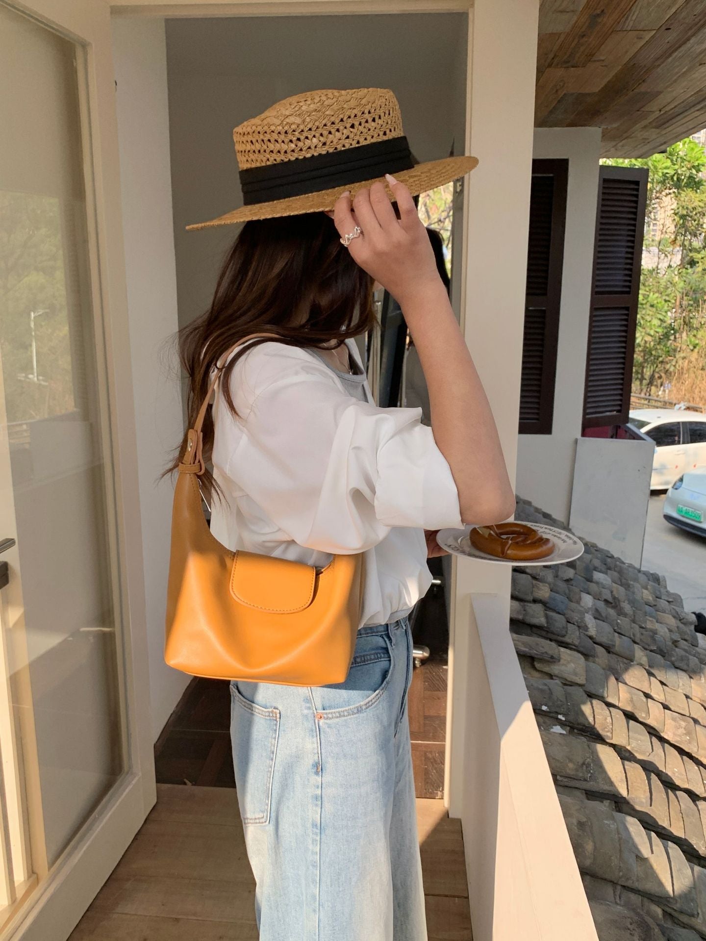 Slouchy Graceful Women's Lightweight Fashion Simple Women's Messenger Bag