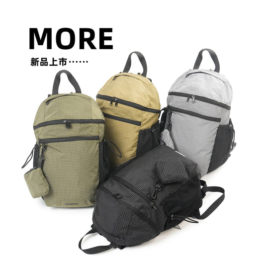Checked Lightweight Waterproof Climbing College Simple Backpacks