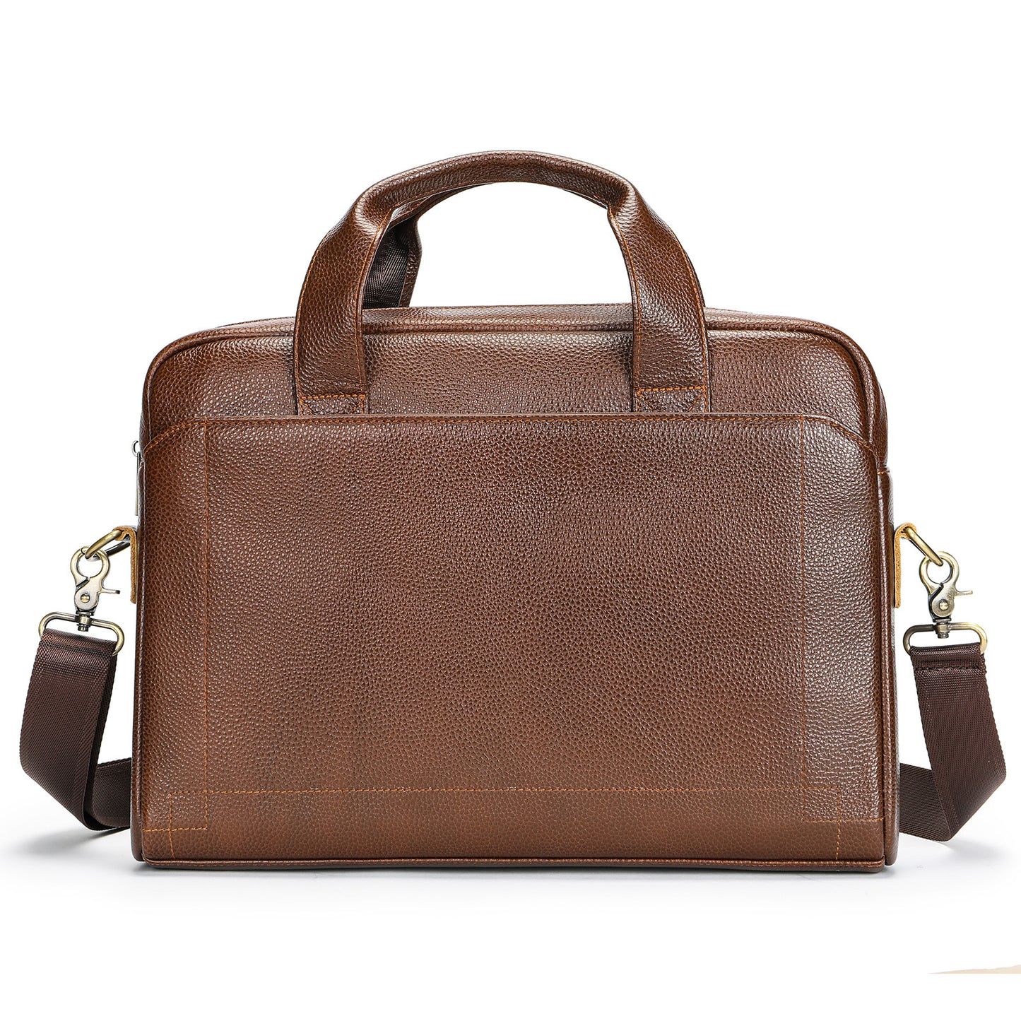 Men's Business Leather High-grade First Layer Cowhide Portable Commuter Men's Briefcase