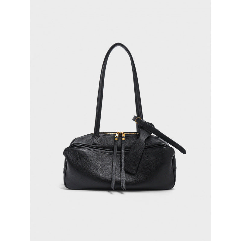 Women's Niche Bowling Genuine High Sense Boston Women's Leather Bag