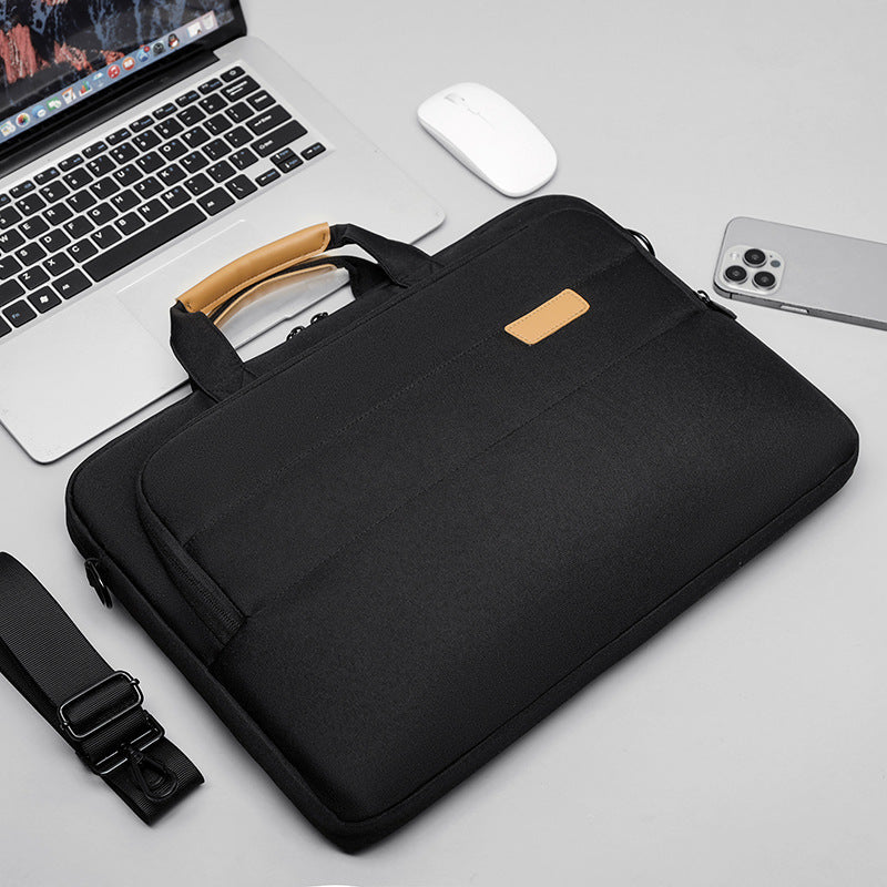 Business Commute Solid Color Portable Inch Laptop Bag