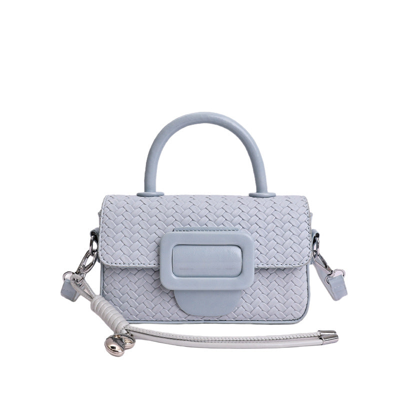 Women's Niche Woven Pattern High-grade Fashion Simple Small Square Bag
