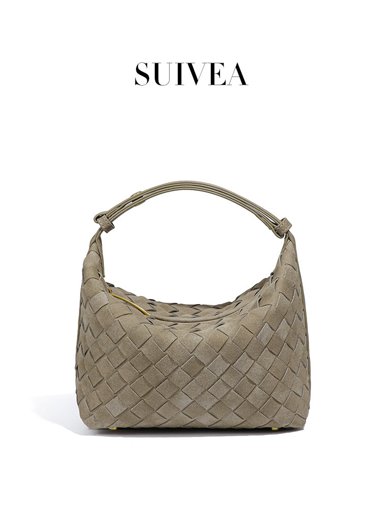 Women's Dumpling Frosted Woven Lunch Box Texture Women's Handbag