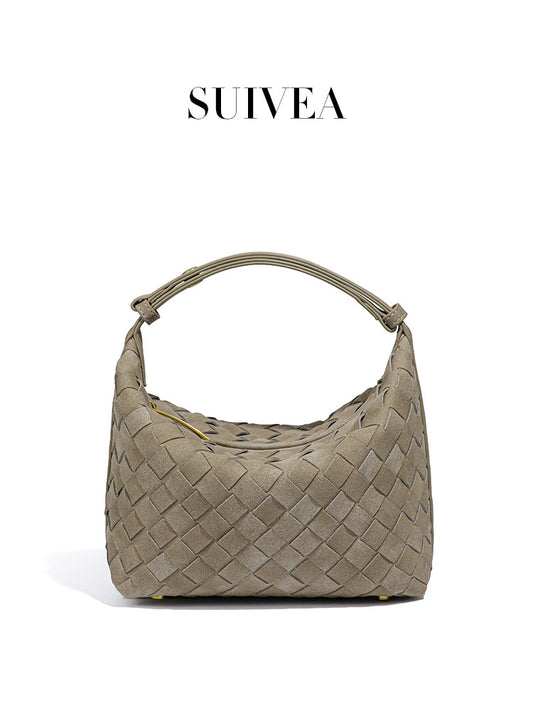 Women's Dumpling Frosted Woven Lunch Box Texture Women's Handbag