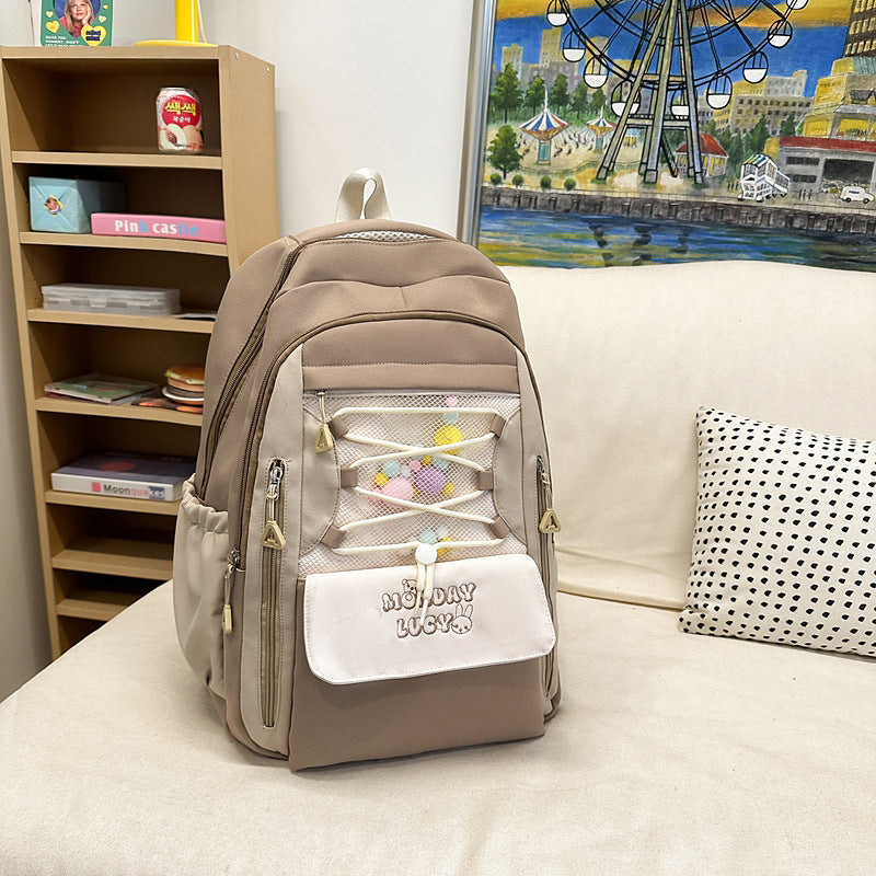 Primary Grade To Lightweight Korean High College Student Schoolbag