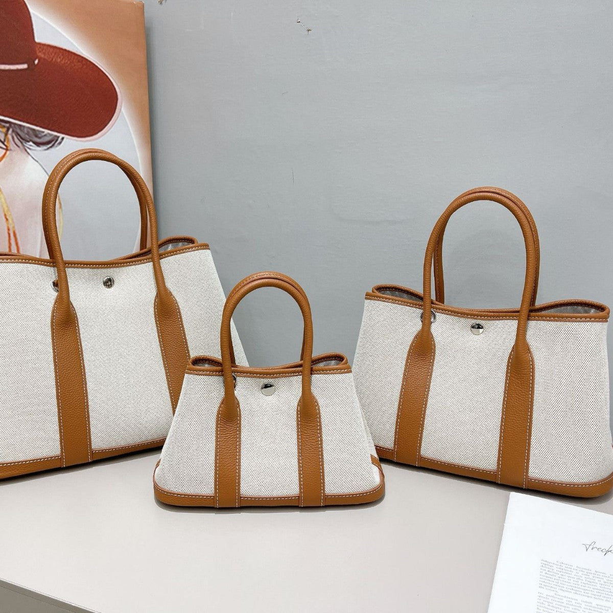 Women's With First Layer Cowhide Large Capacity Handbags