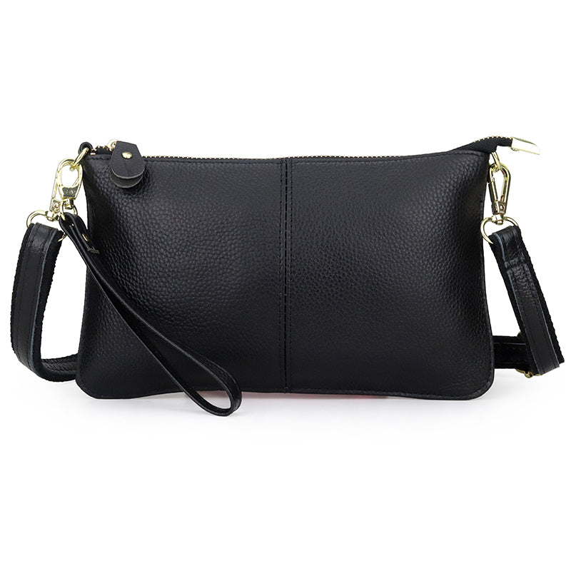 Women's Leather First Layer Cowhide With Wrist Women's Messenger Bag