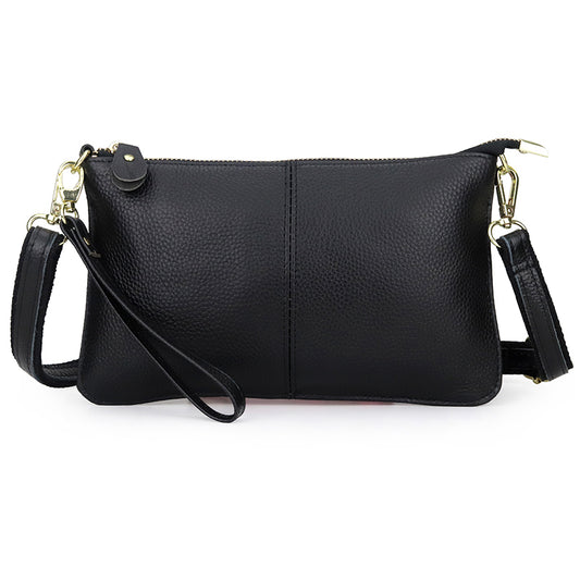 Women's Leather First Layer Cowhide With Wrist Women's Messenger Bag
