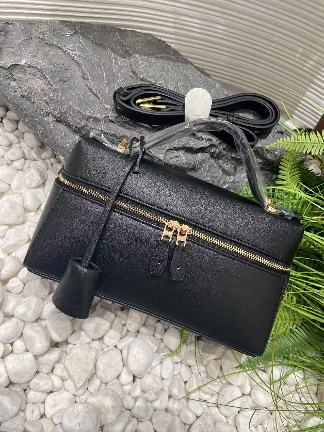 Women's Grain Surface Lunch Box Niche High-grade Bags