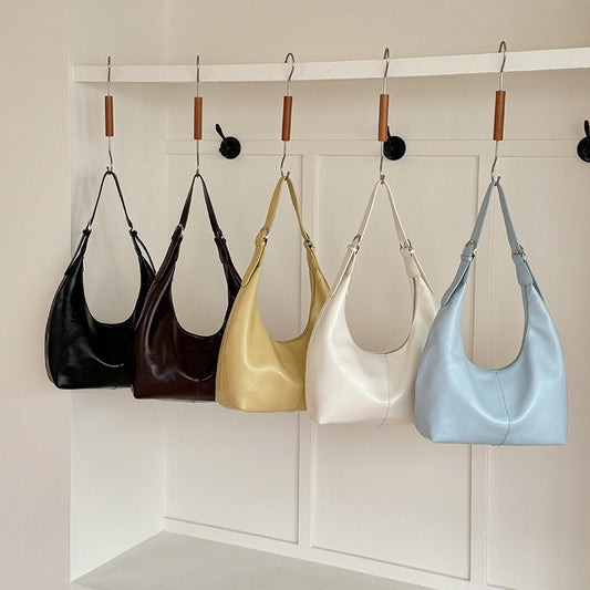 Women's Fashion Popular Dumpling High Texture Selenodont Underarm Bag