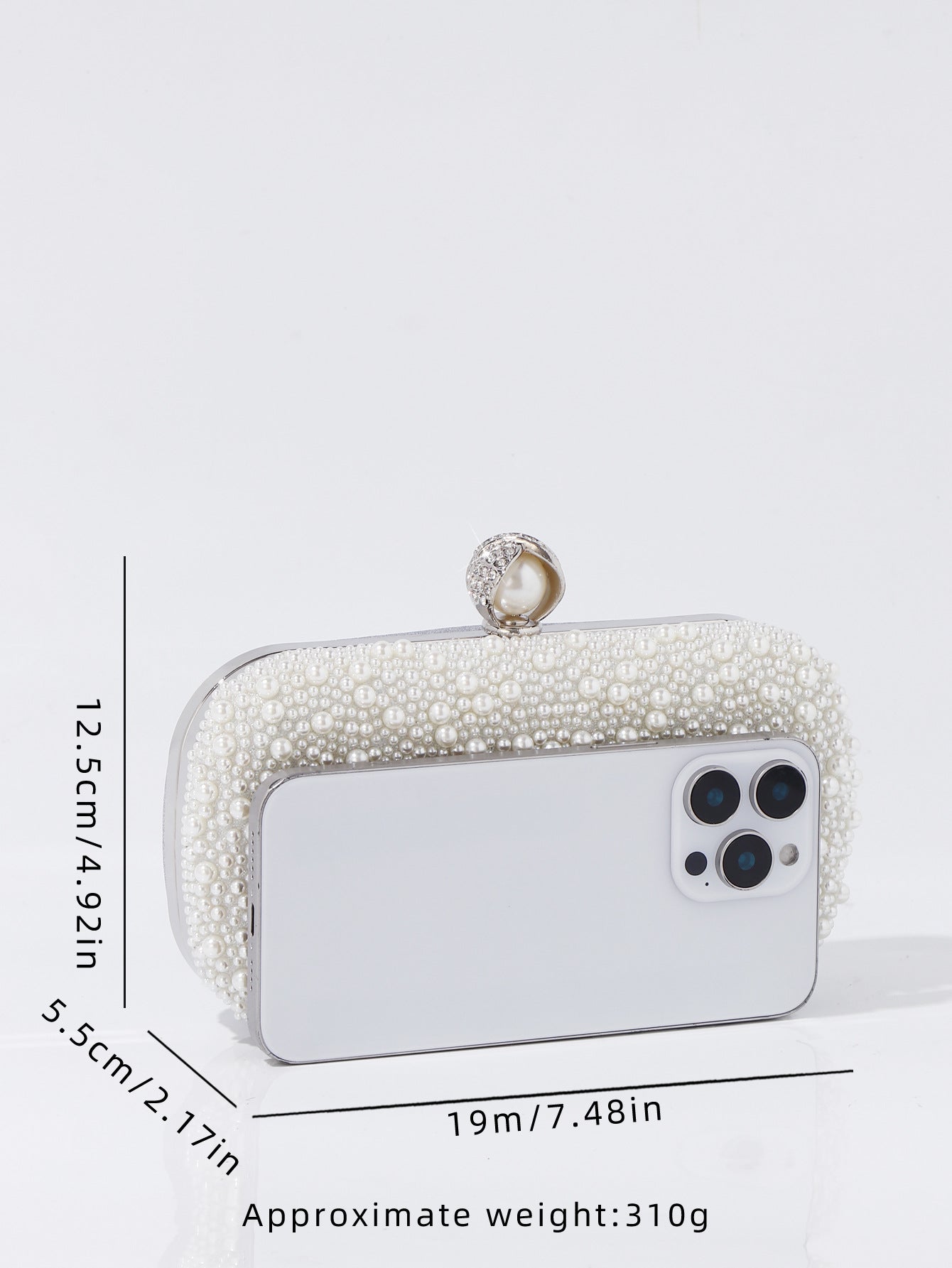 Vintage Pearl Beaded Cheongsam Clutch Party Bags