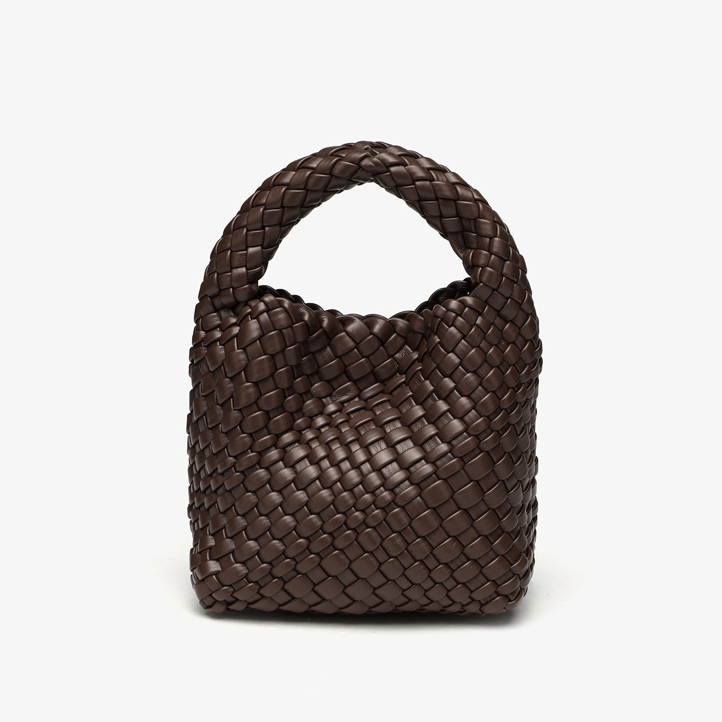 Trendy High-grade Hand-woven Vegetable Basket Woven Women's Shoulder Bag