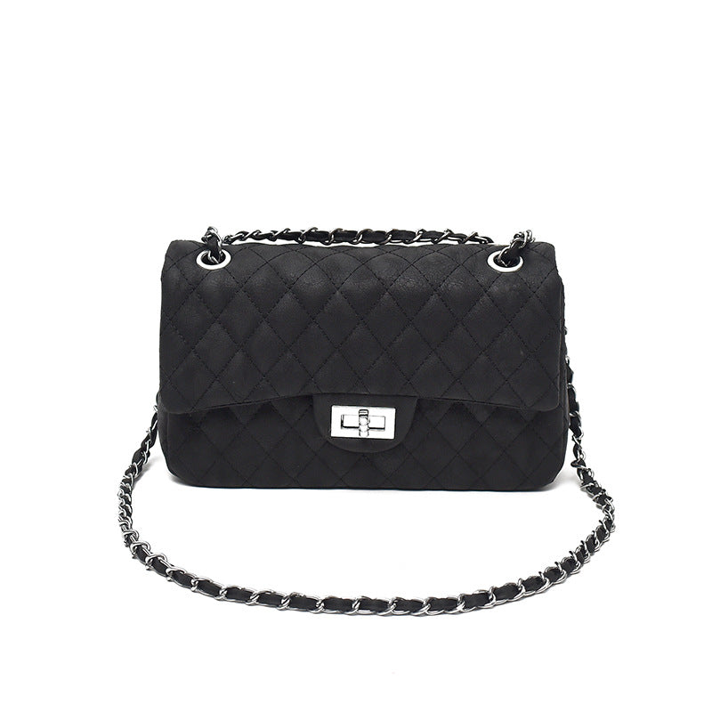 Women's Fashion Rhombus Chain Summer Versatile Small Square Bag