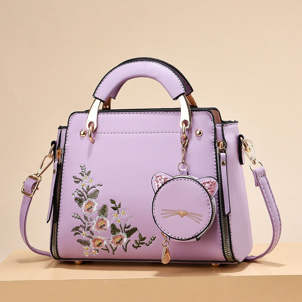 Women's Chinese Style Embroidery Design Personality Trendy Retro Affordable Luxury Women's Messenger Bag