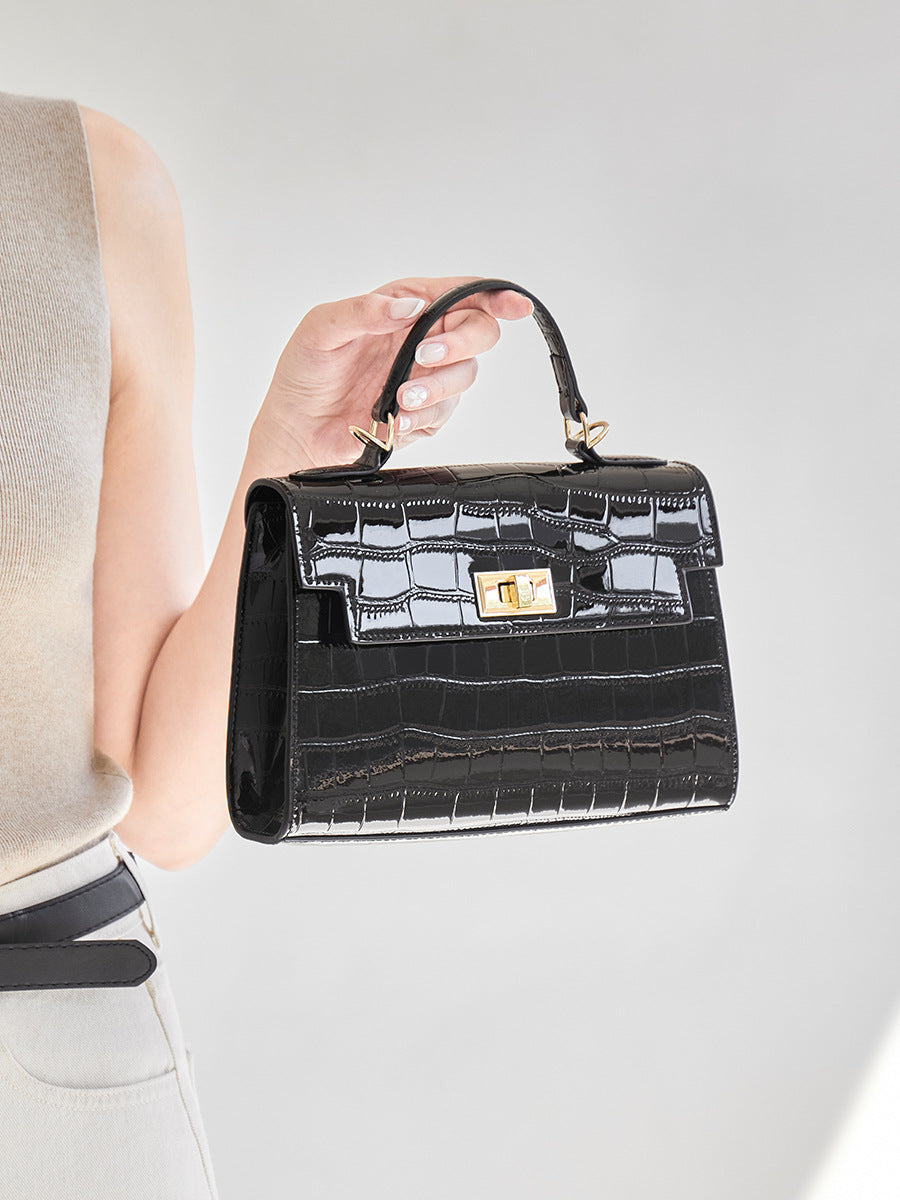 Women's Genuine Leather Fashion Portable Kelly Women's Messenger Bag