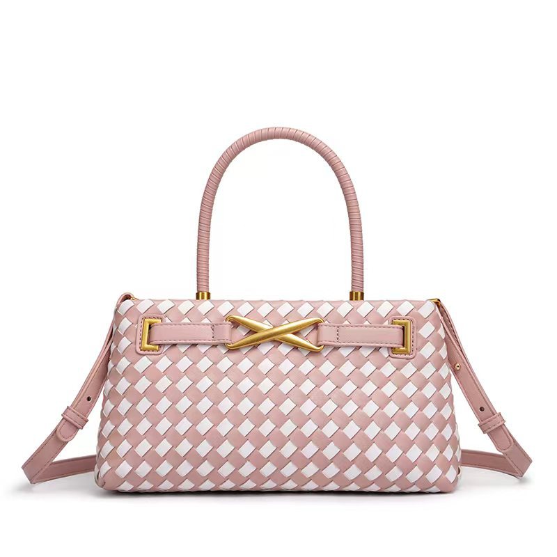 Women's Woven Retro Commuter Trendy Fashion Horizontal Women's Shoulder Bag