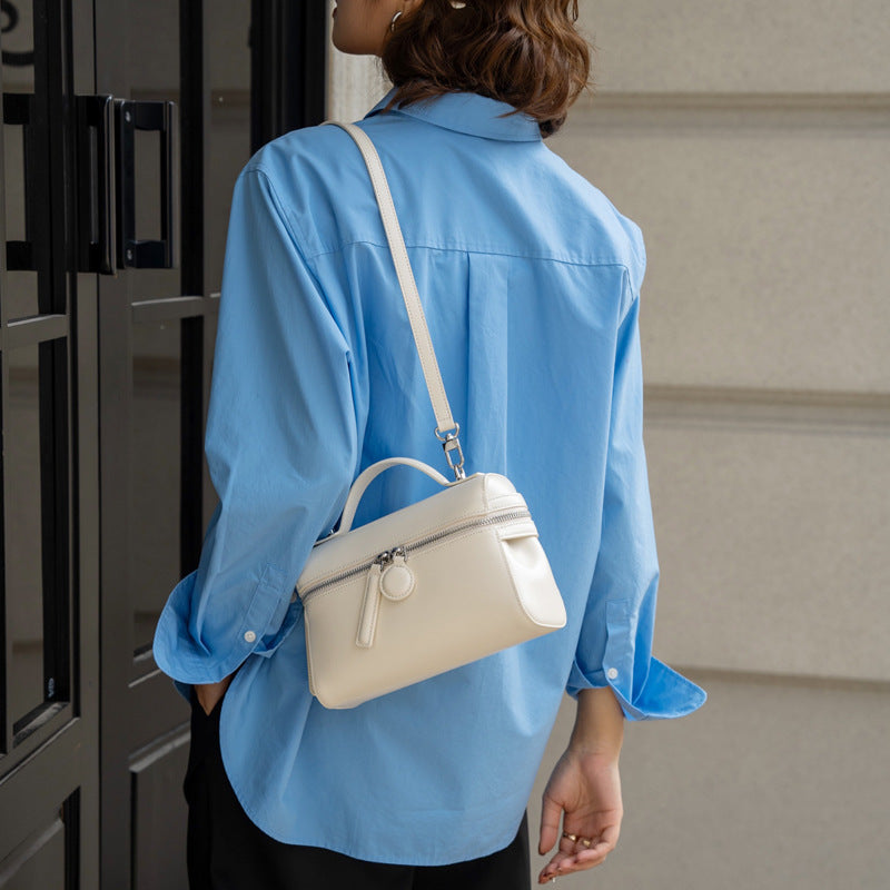 Women's Trendy Textured Simple Versatile Retro Women's Shoulder Bag