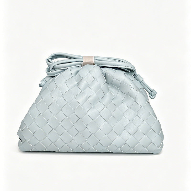 Women's Woven Cloud Dumpling Popular Fashion Clutch Women's Shoulder Bag