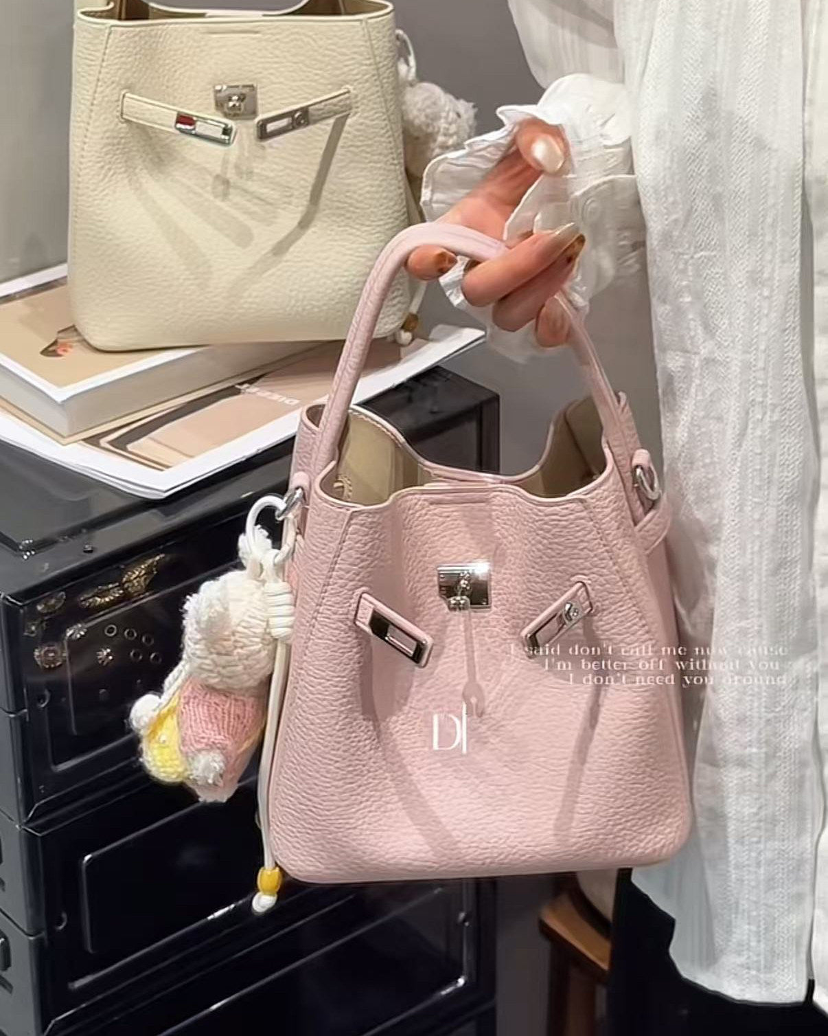 Fashionable Cross Body High-grade Simple Portable Vegetable Basket Bucket Bags