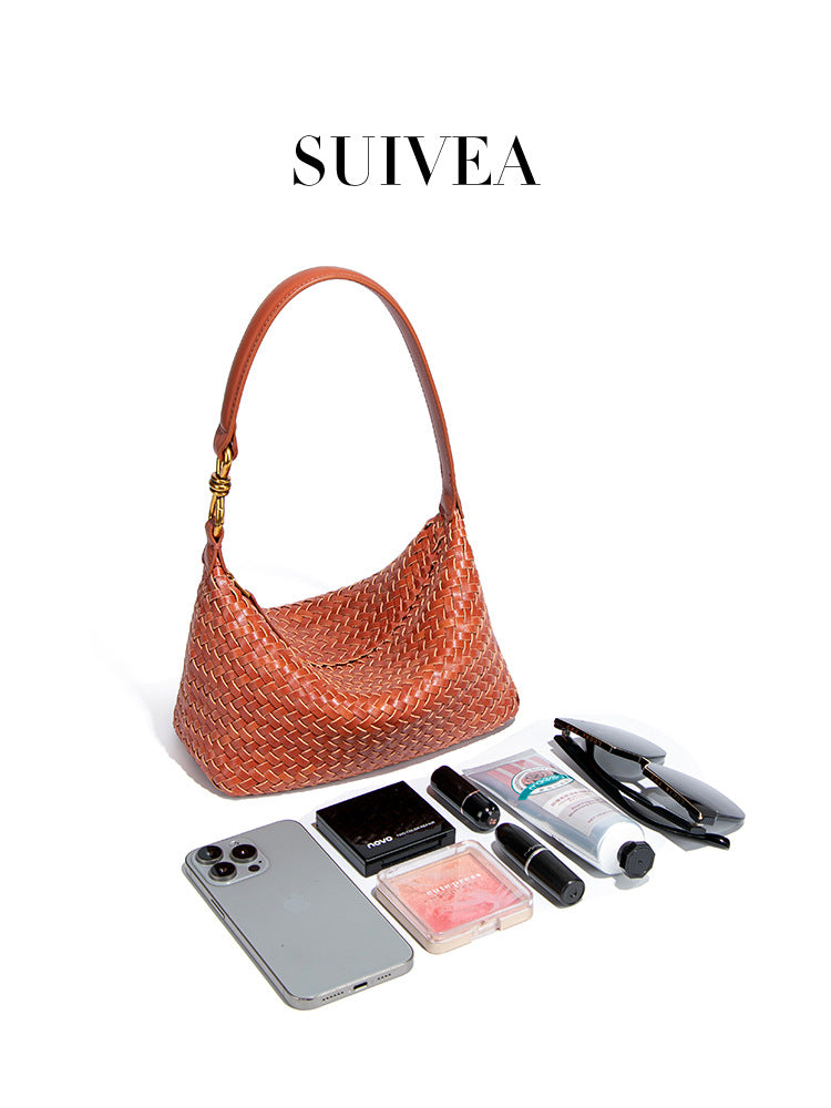 Women's Handmade Woven Simple Fashion Underarm Korean Women's Handbag