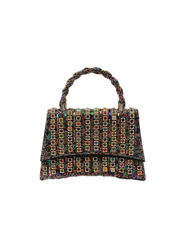 Women's Exquisite Elegant Party Flip Diamond Fashion Dinner Bag
