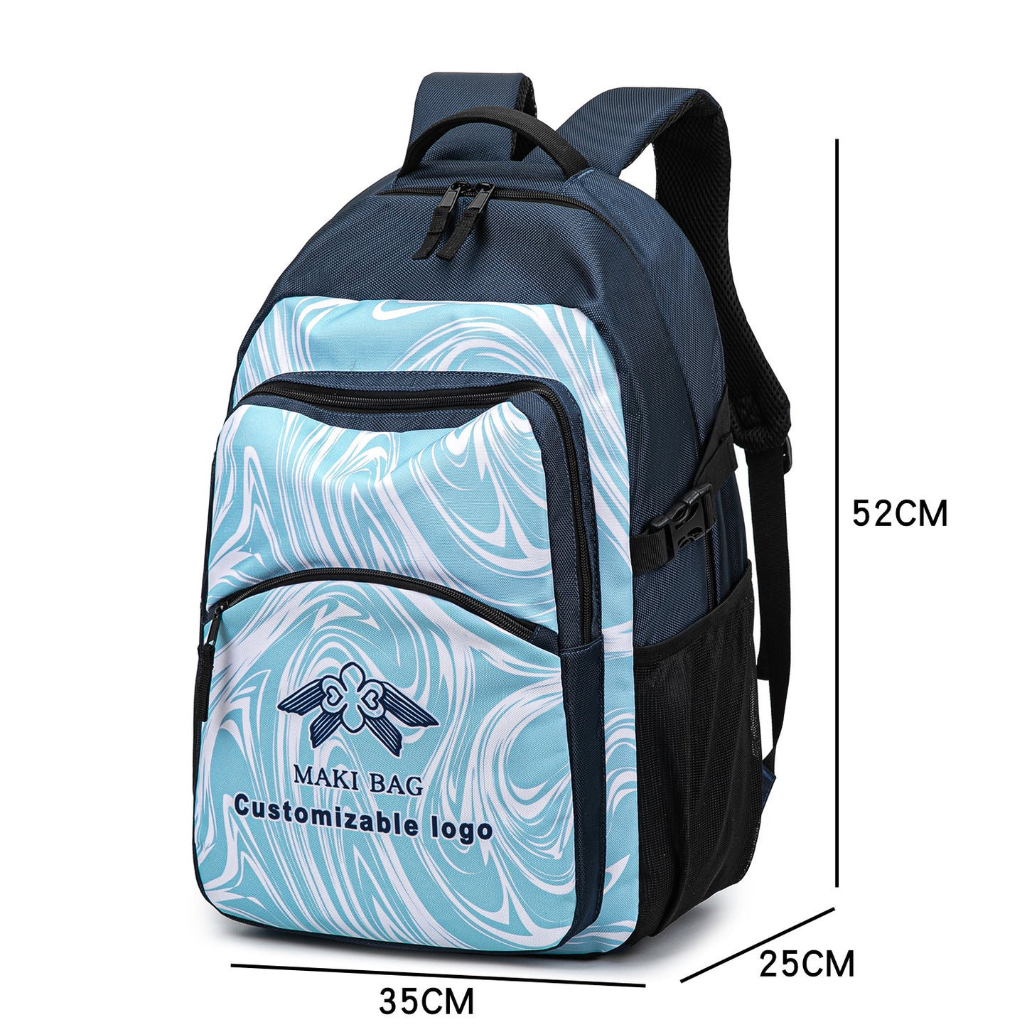 Men's Oxford Cloth Large Capacity Waterproof Computer Leisure Backpack