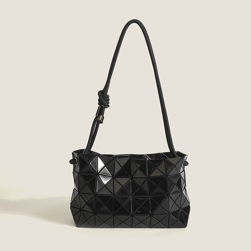 Women's Style Life Geometric Diamond Pattern Drawstring Bags