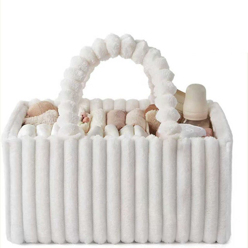 Women's Plush For Moms High-grade Lightweight Maternal Large Capacity Portable Out Mummy Bag