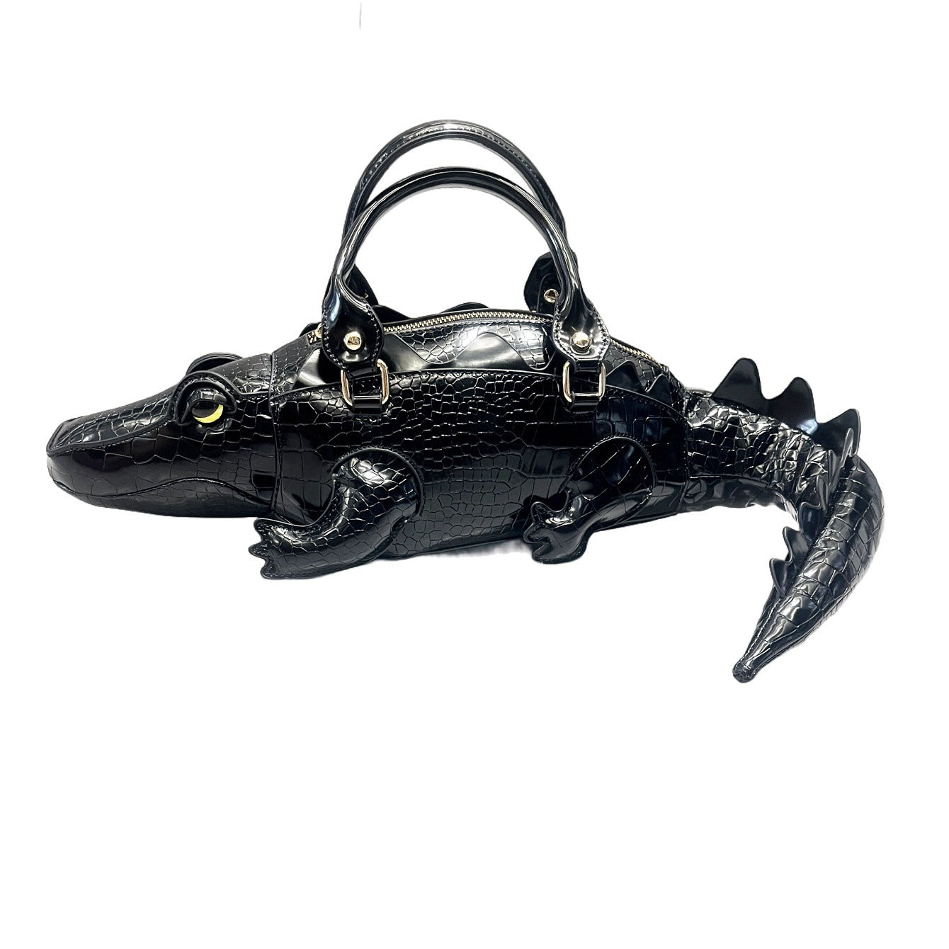 Women's Crocodile Design Creative Personality Punk Bags