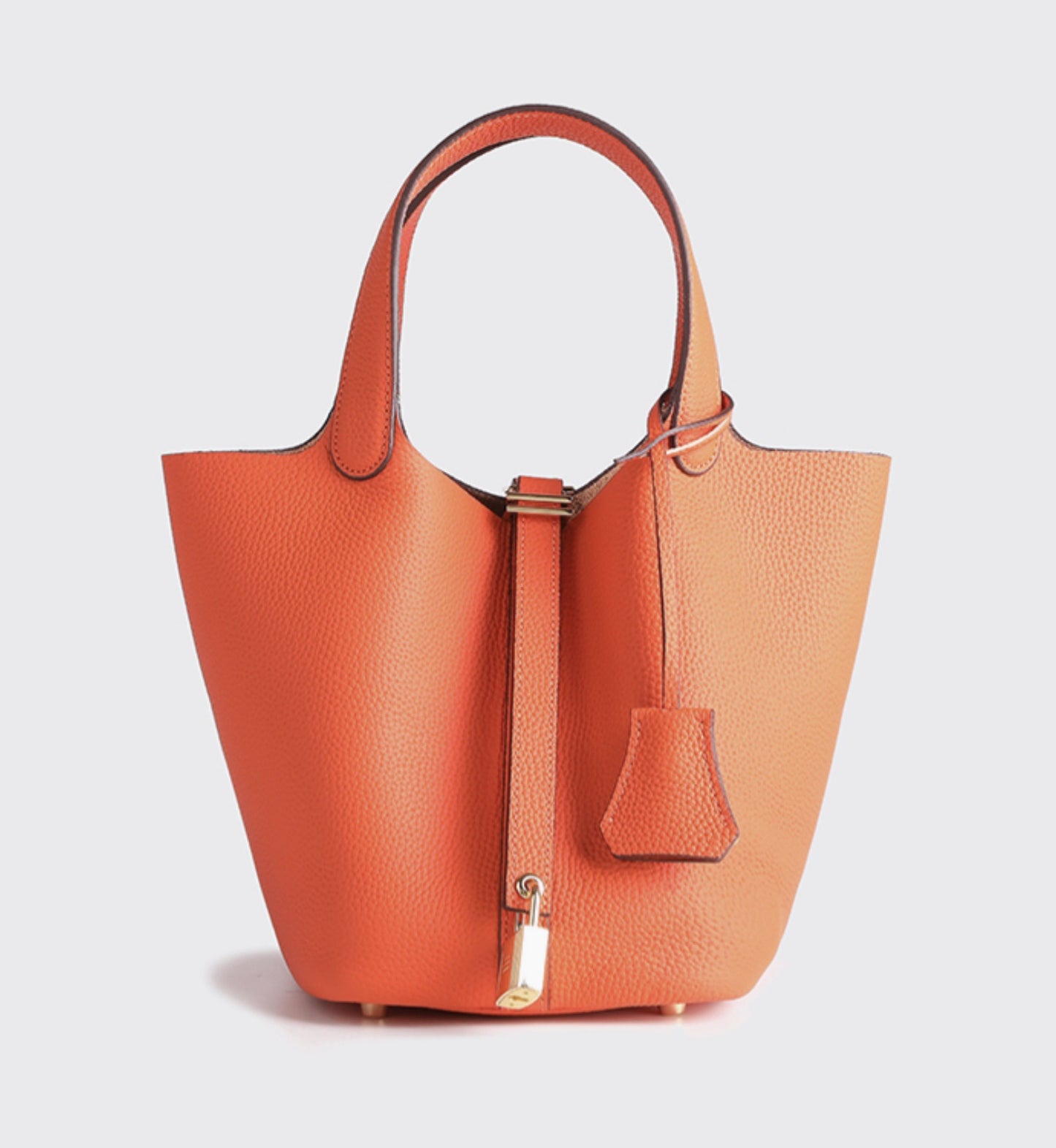Women's Version First Layer Cowhide Vegetable Basket Lychee Bags