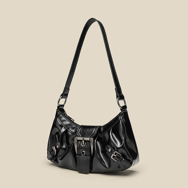 Women's Style American Retro Commuting Elegant Distressed Underarm Women's Messenger Bag