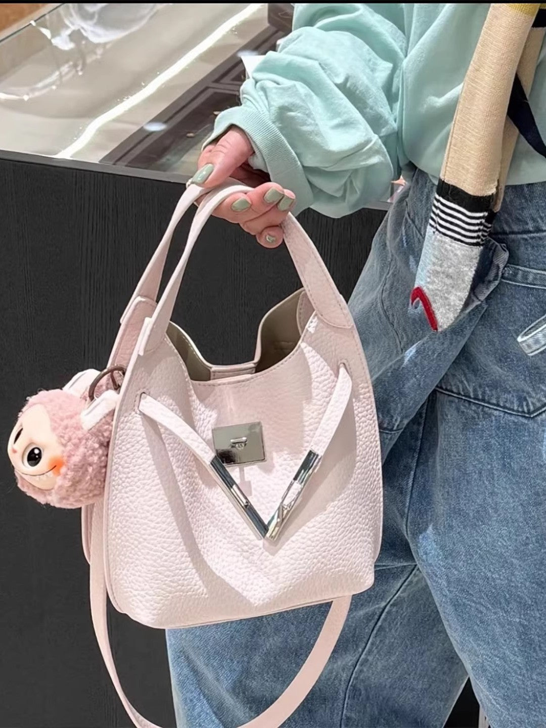 Women's Vegetable Basket Design Portable Large Capacity Women's Handbag