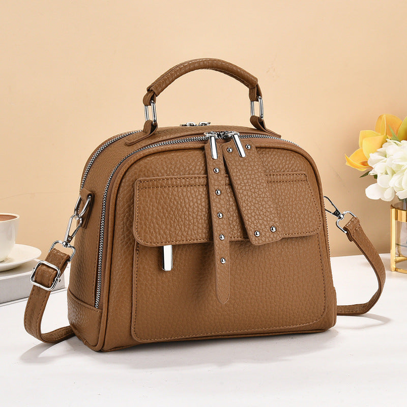 Women's Korean Fashionable Simple Versatile Large Capacity Small Square Bags