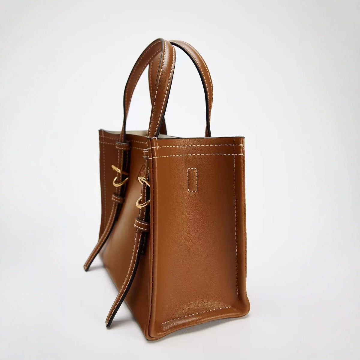 Classy Brown Mini Autumn Commute Leisure Women's Messenger Bag