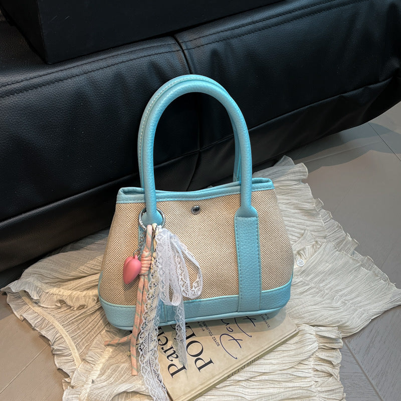 Women's Super Popular Niche Contrast Color Fashion Handbags