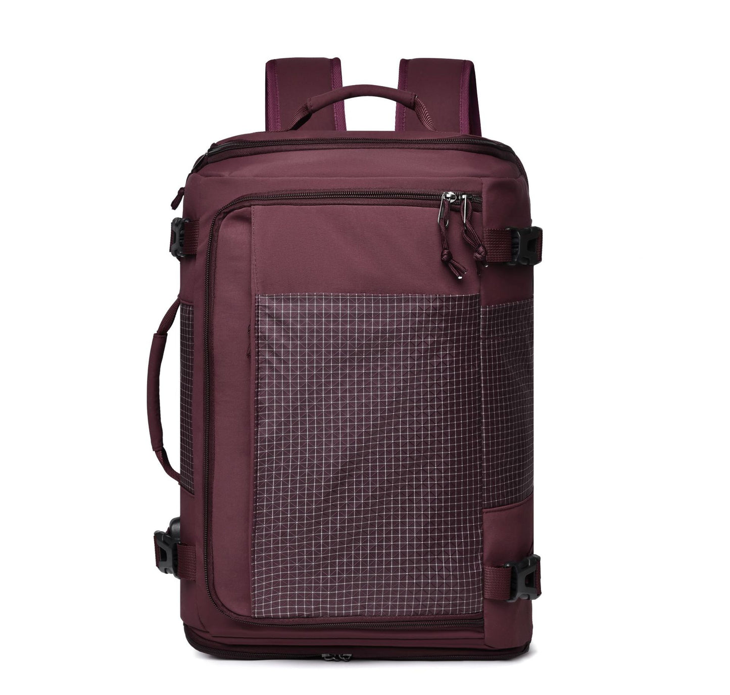 Men's Open Simple Breathable Large Capacity Independent Business Backpack